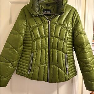 Guess Green Puffer Jacket